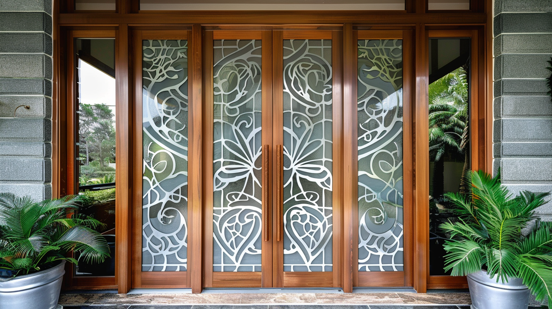 Unlock Beauty: Custom Etched Glass Door Inspirations