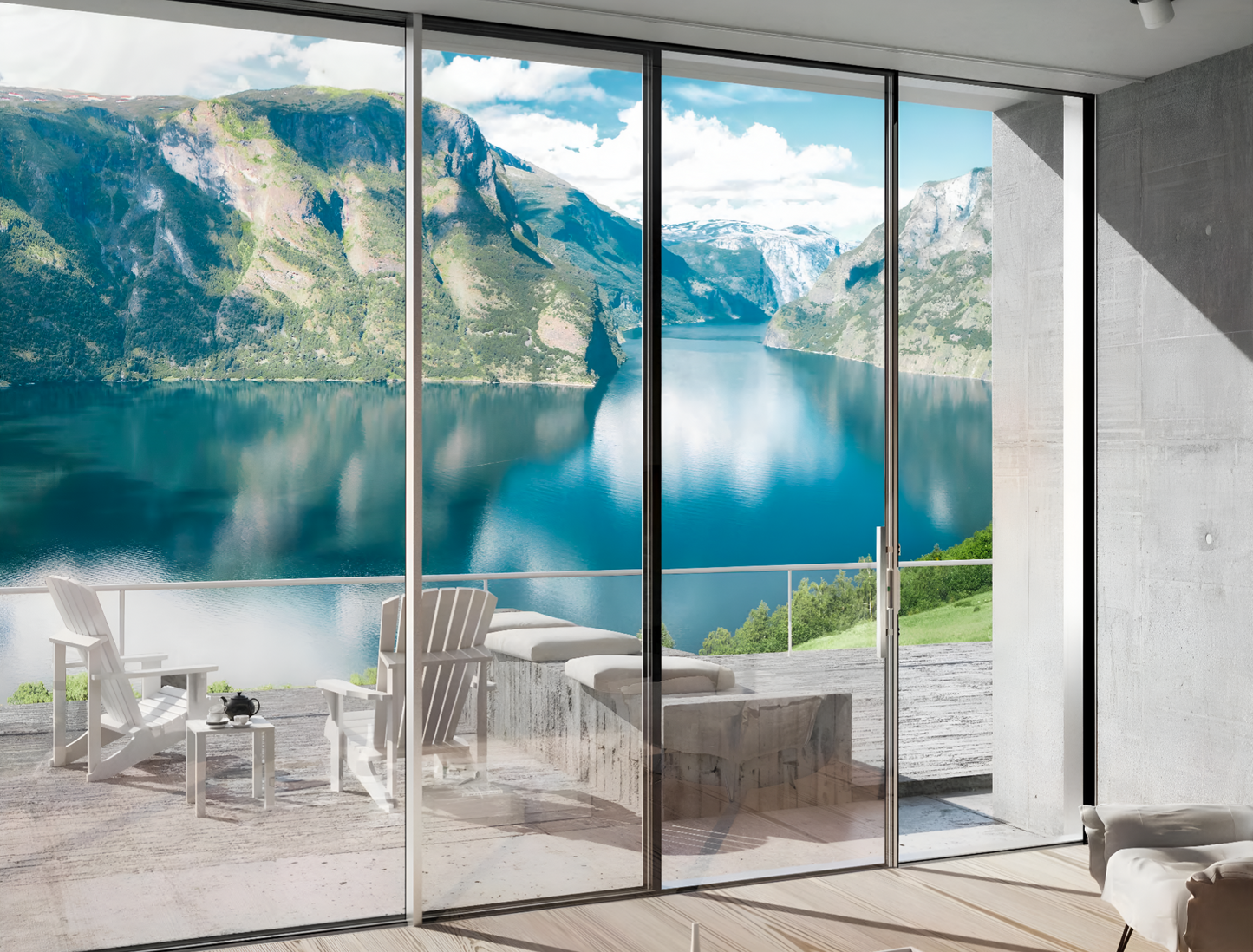 Slim Frame Sliding Door